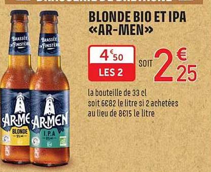 BLONDE BIO ET IPA «AR-MEN»