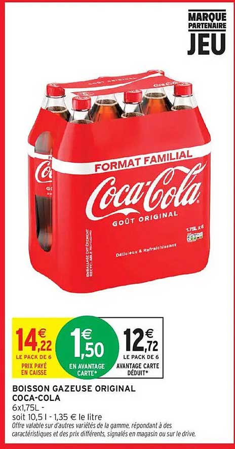 BOISSON GAZEUSE ORIGINAL COCA-COLA
