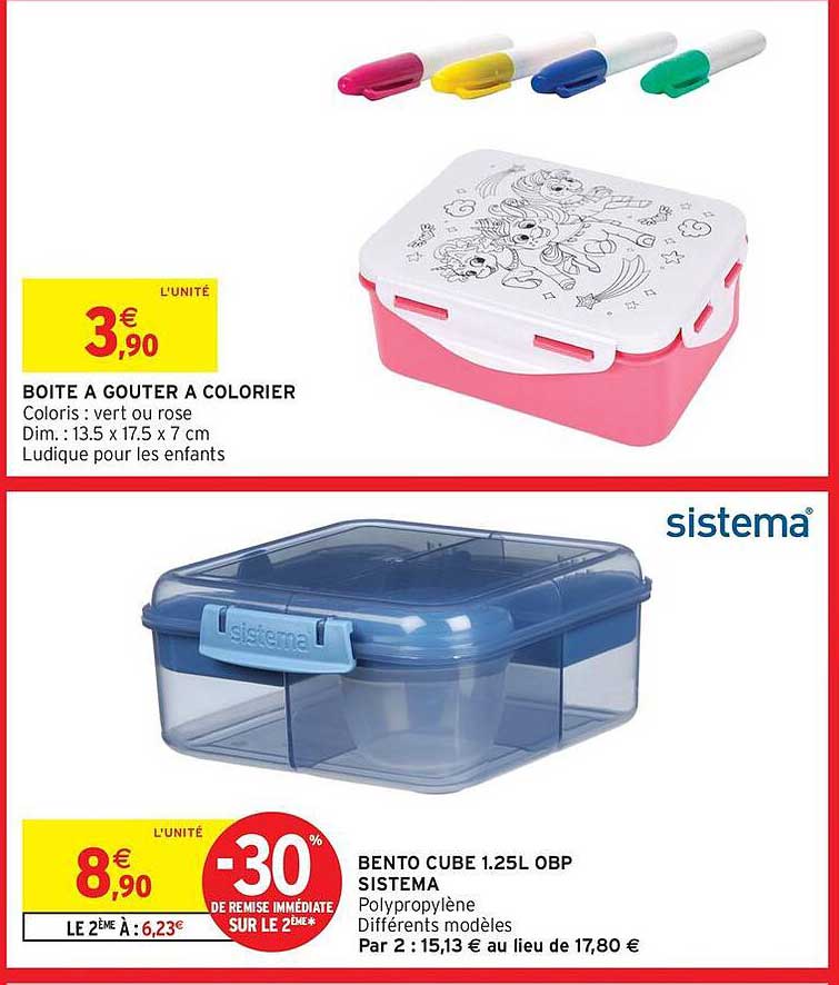 BOITE A GOÛTER A COLORIER