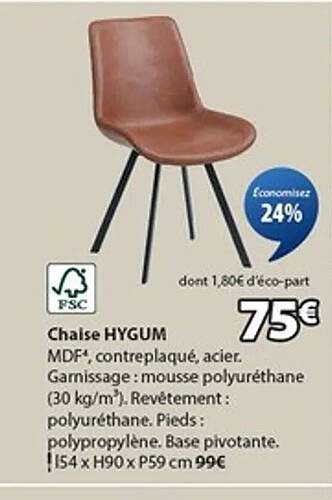 Chaise HYGUM