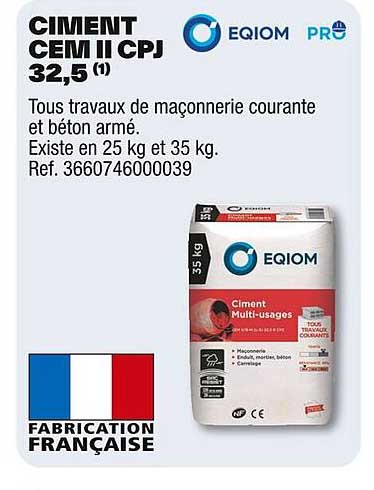 CIMENT CEM II CPJ 32,5