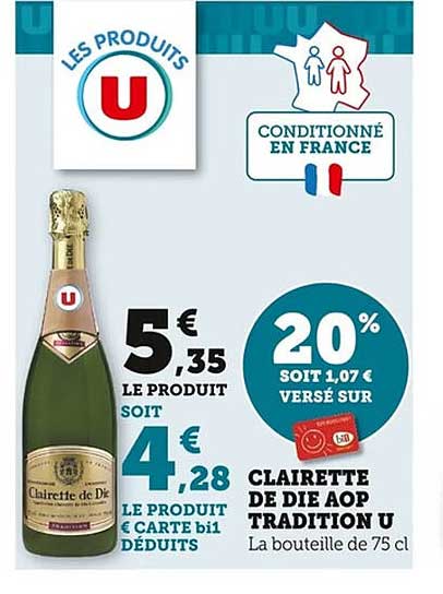 CLAIRETTE DE DIE AOP TRADITION U