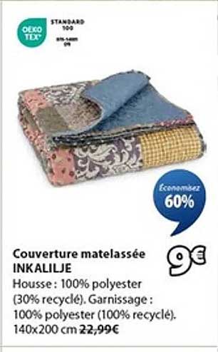Couverture matelassée INKALILJE
