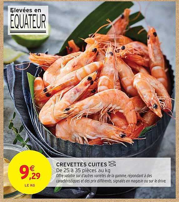 CREVETTES CUITES