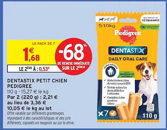 DENTASTIX PETIT CHIEN PEDIGREE