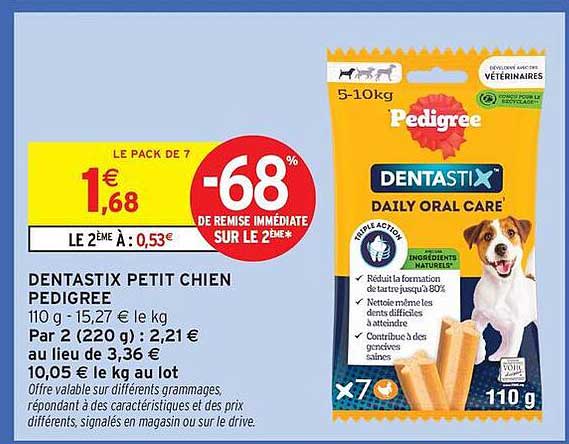 Dentastix Petit Chien Pedigree