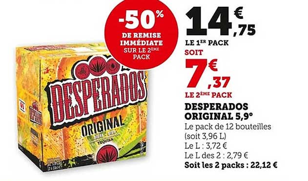 DESPERADOS ORIGINAL 5,9°