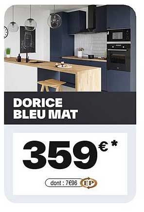 DORICE BLEU MAT