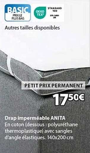 Drap imperméable ANITA