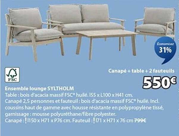 Ensemble lounge SYLTHOLM