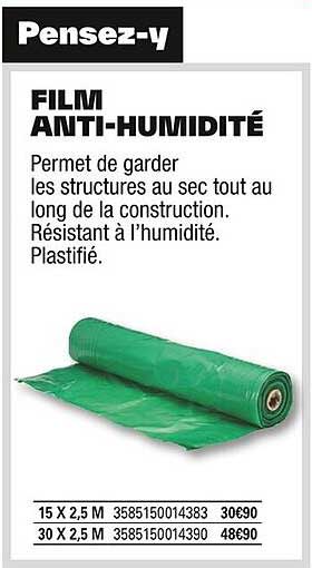 FILM ANTI-HUMIDITÉ