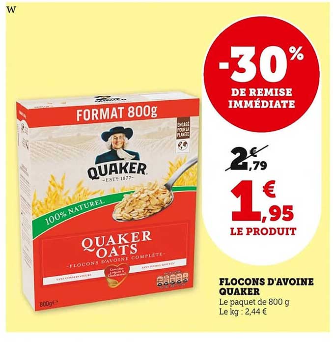 FLOCONS D'AVOINE QUAKER