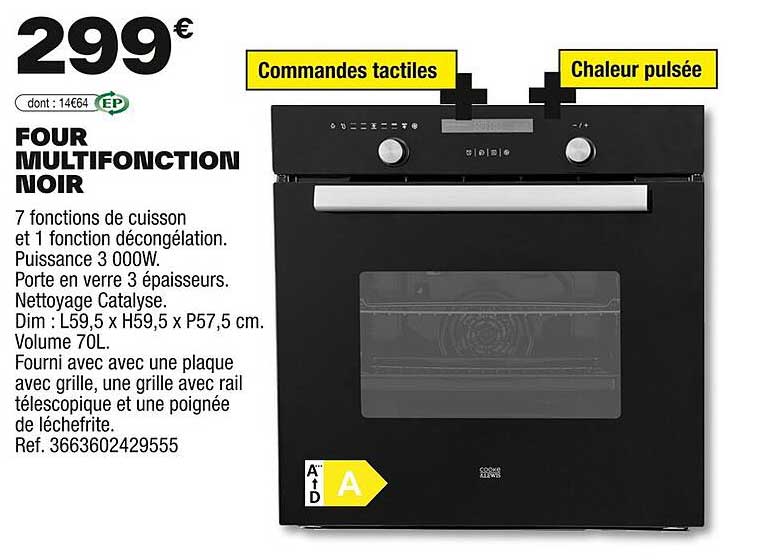 FOUR MULTIFONCTION NOIR