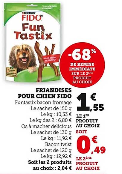 FRIANDISES POUR CHIEN FIDO