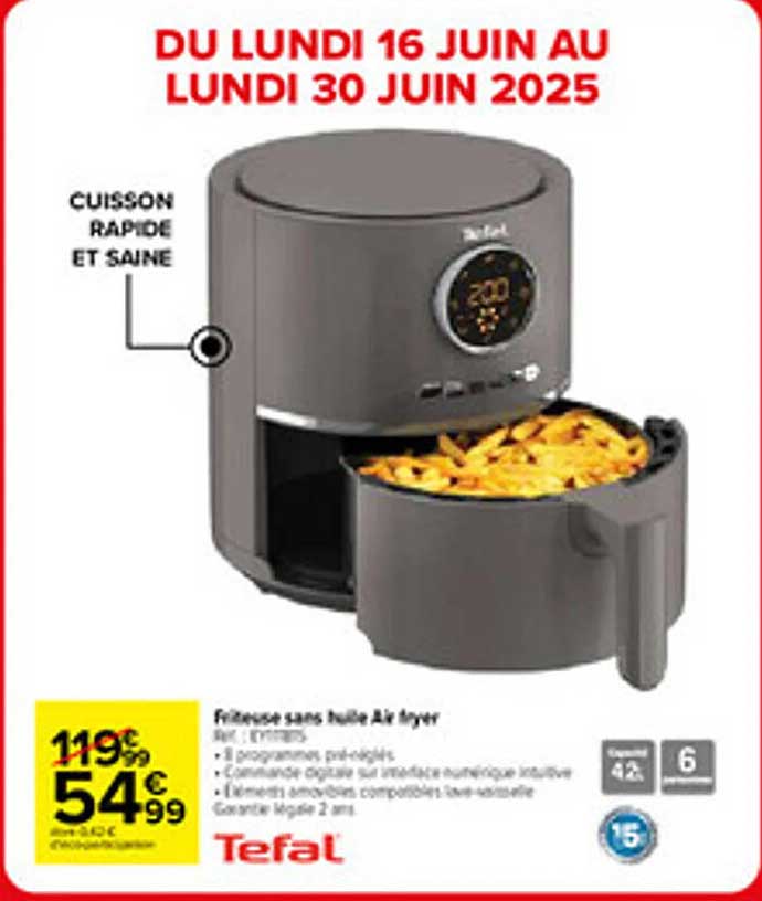 Fritéuse sans huile Air fryer