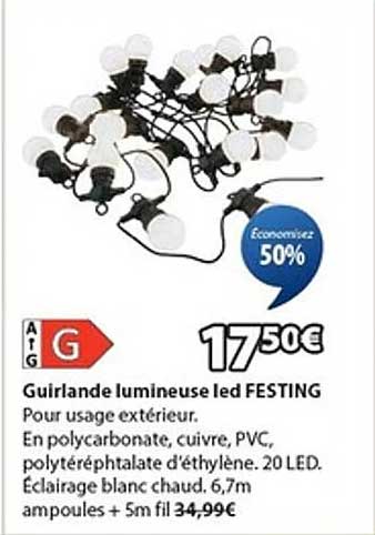 Guirlande lumineuse led FESTING