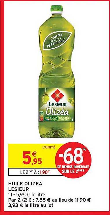 HUILE OLIZEA LESIEUR