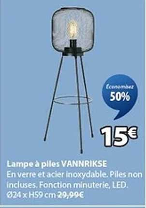 Lampe à piles VANNRIKSE