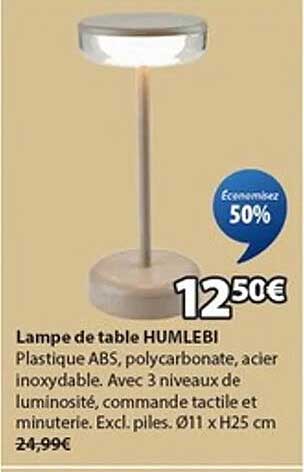 Lampe de table HUMLEBI