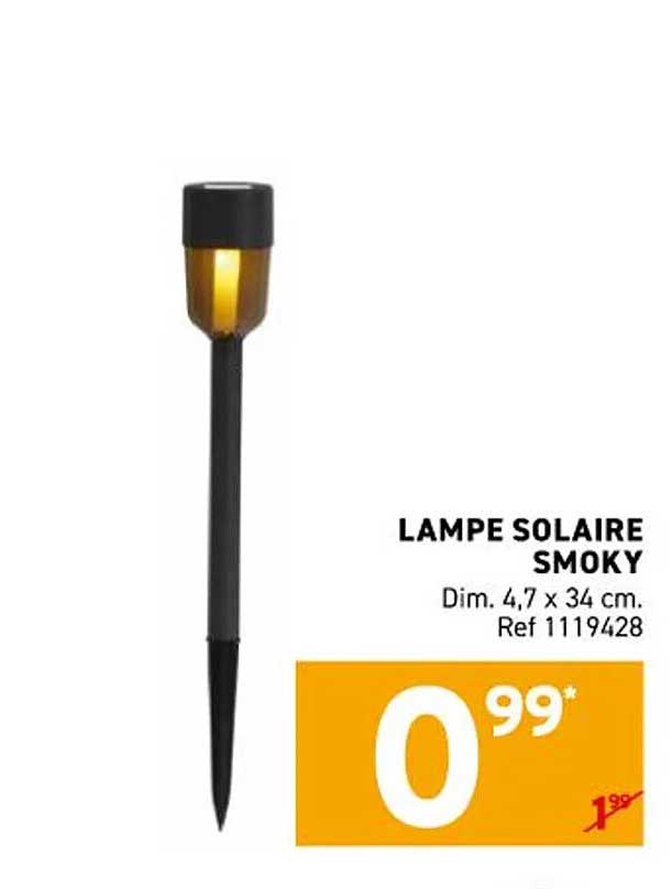 LAMPE SOLAIRE SMOKY