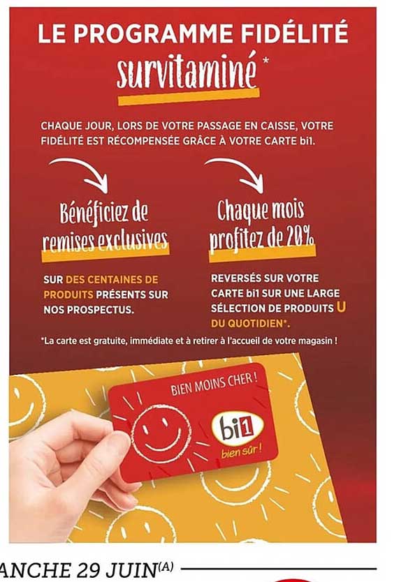 LE PROGRAMME FIDÉLITÉ SURVITAMINÉ
