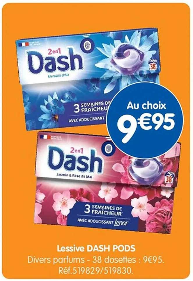 Lessive DASH PODS