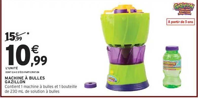 MACHINE À BULLES GAZILLON
