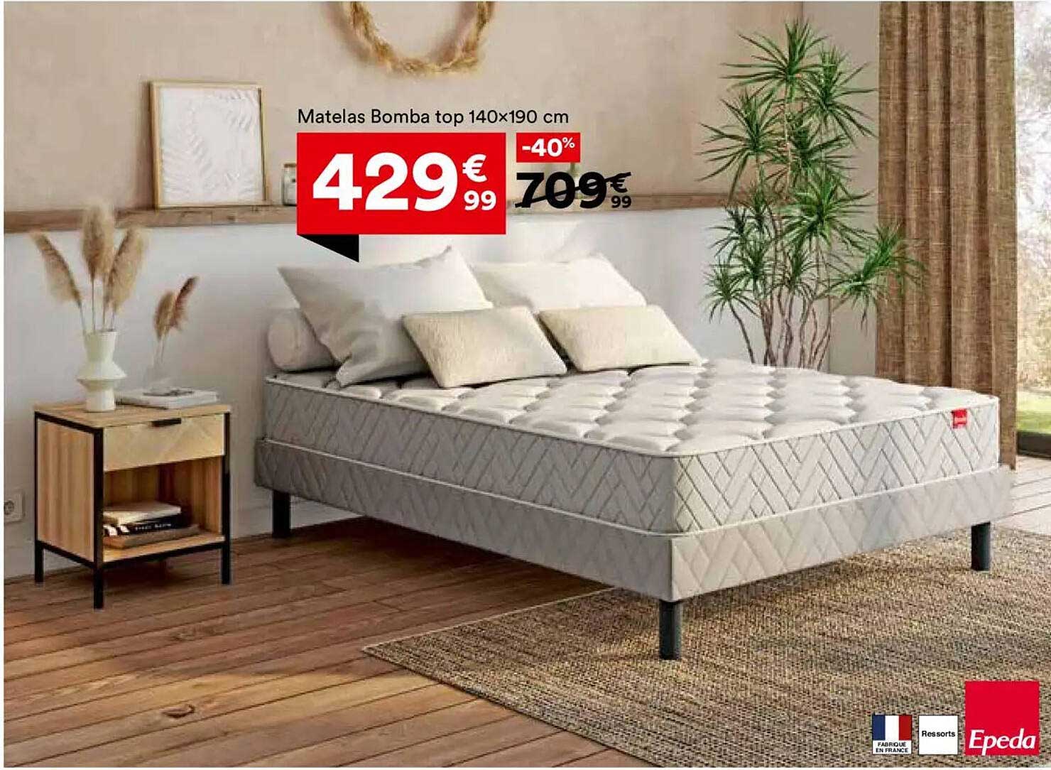 Matelas Bomba top 140x190 cm