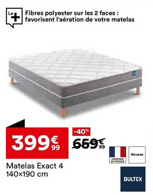 Matelas Exact 4 140x190 cm