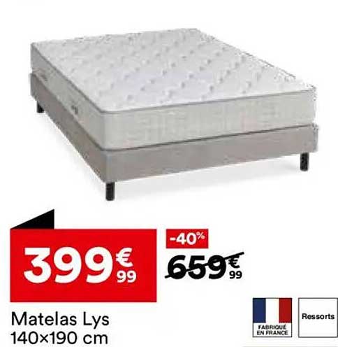 Matelas Lys 140x190 cm