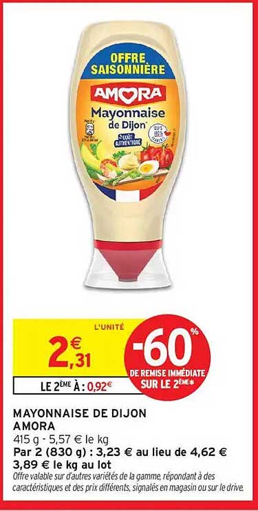 MAYONNAISE DE DIJON AMORA