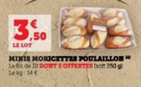 MINIS MORICETTES POULAILLON