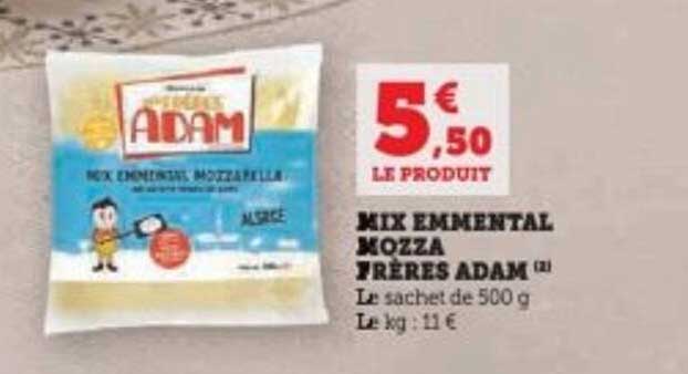 MIX EMMENTAL MOZZA FRÈRES ADAM