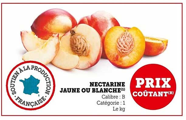 NECTARINE JAUNE OU BLANCHE