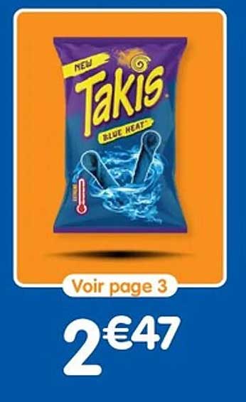 NEW Takis Blue Heat