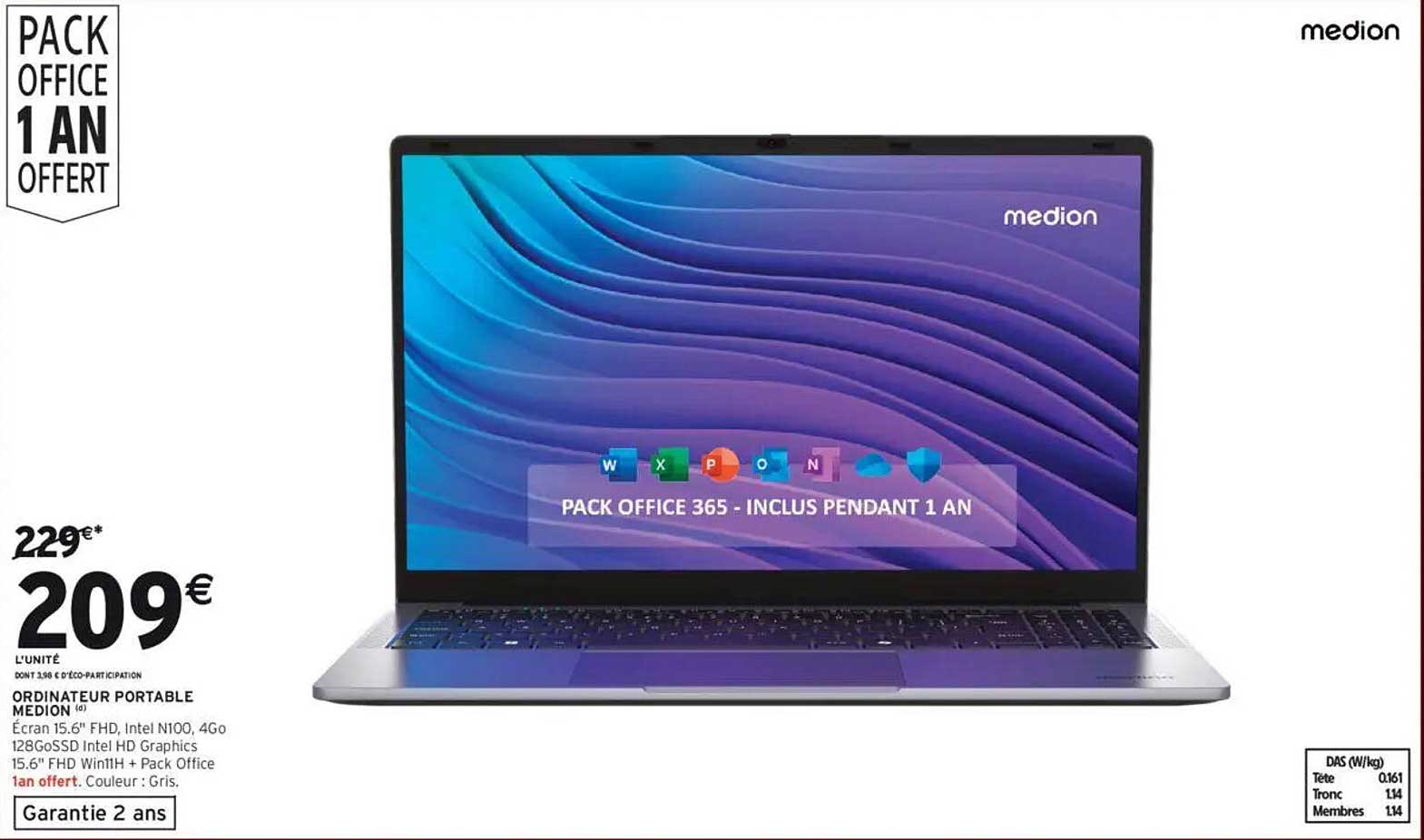 ORDINATEUR PORTABLE MEDION
