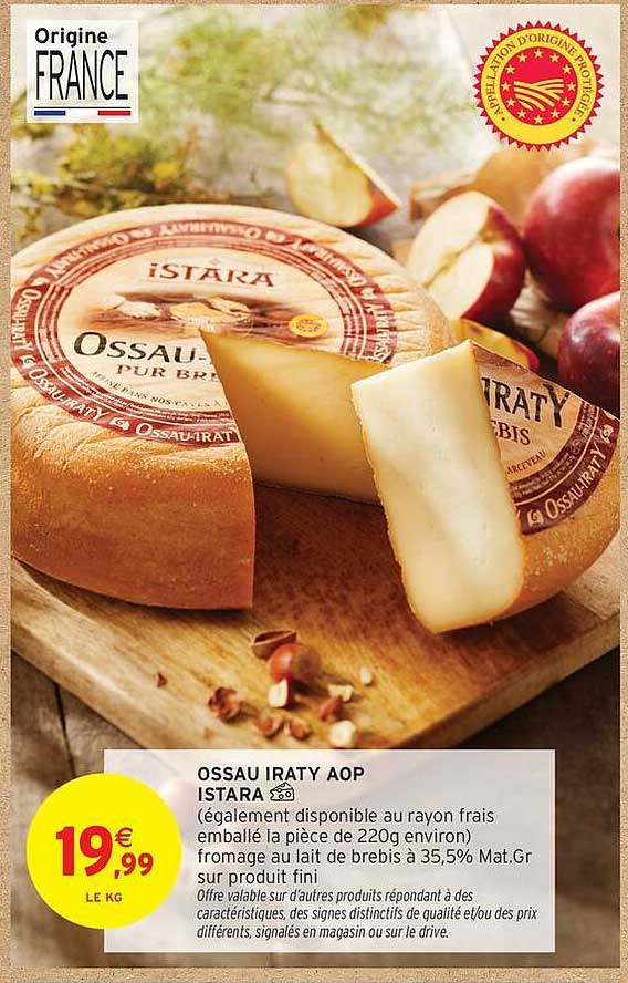 OSSau Iraty AOP Istara