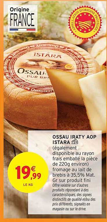 OSSau Iraty AOP Istara