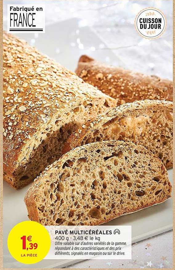 PAVÉ MULTICÉRÉALES