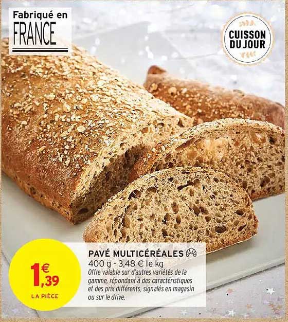 PAVÉ MULTICÉRÉALES