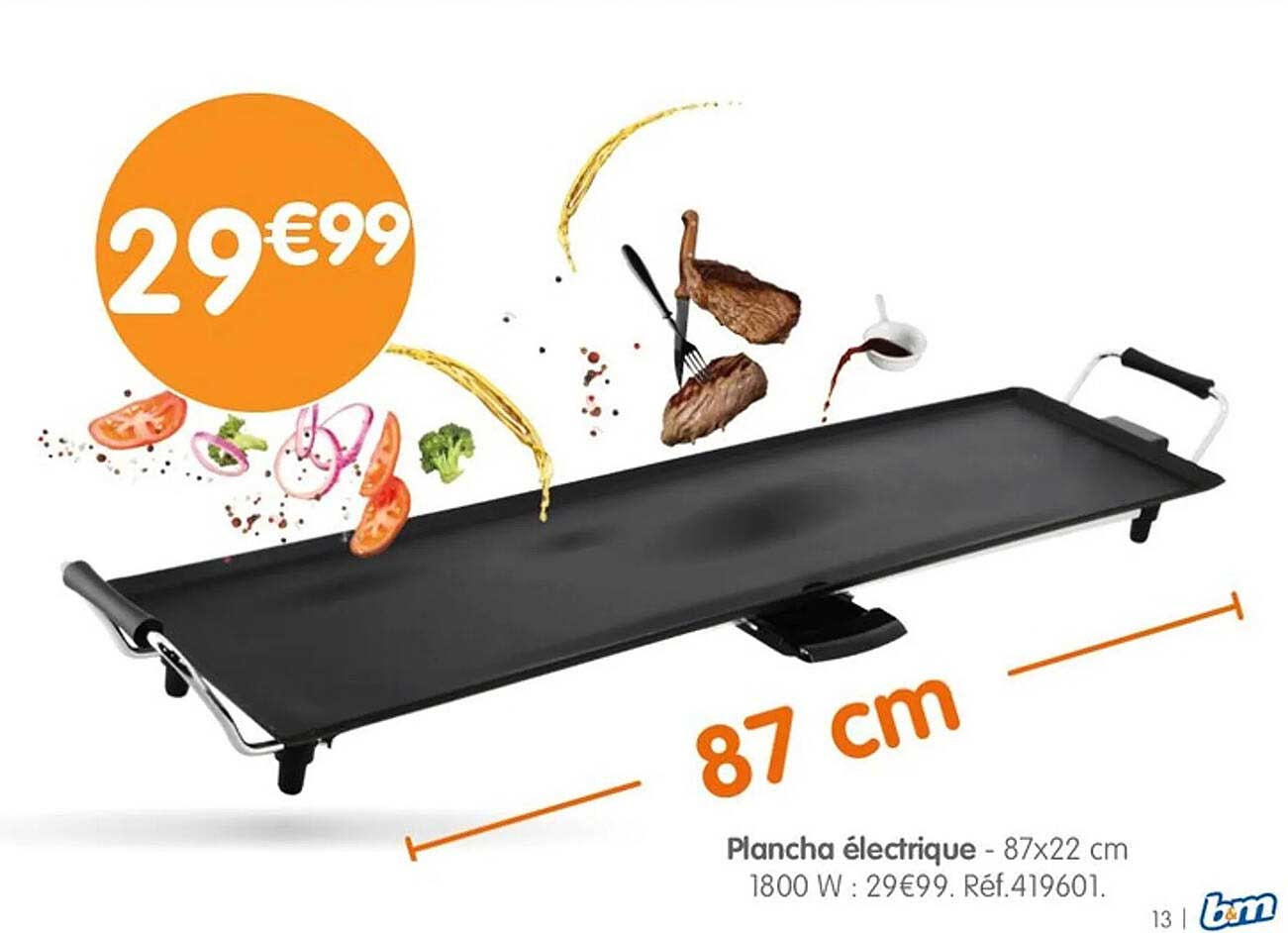 Plancha électrique - 87x22 cm