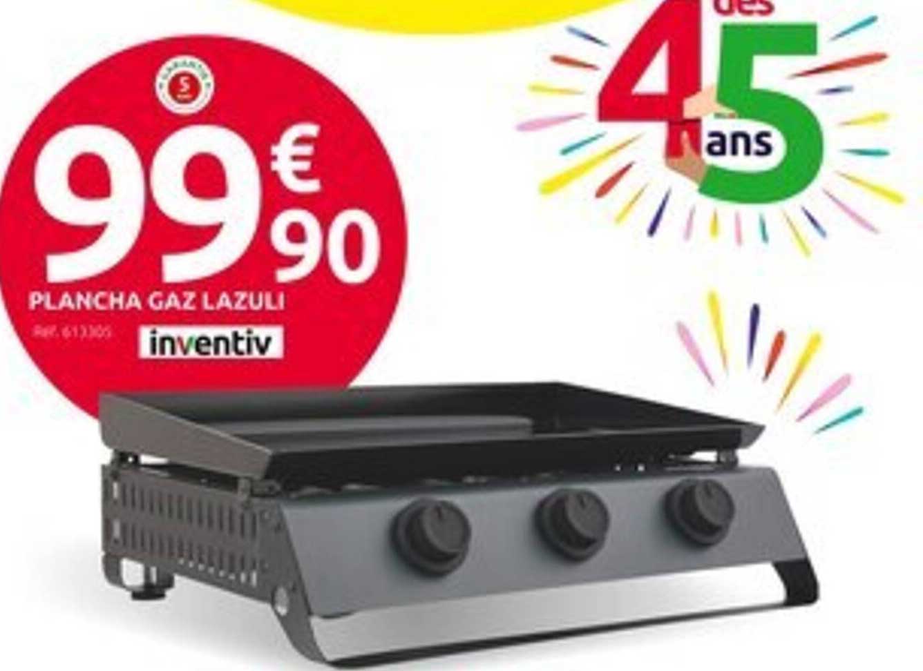 PLANCHA GAZ LAZULI