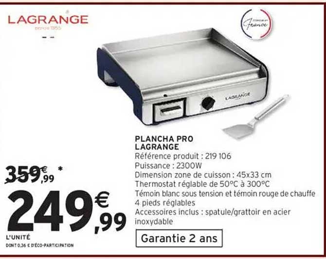 PLANCHA PRO LAGRANGE