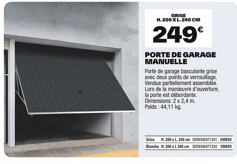 PORTE DE GARAGE MANUELLE