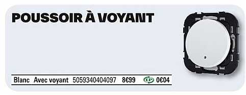 POUSSOIR À VOYANT