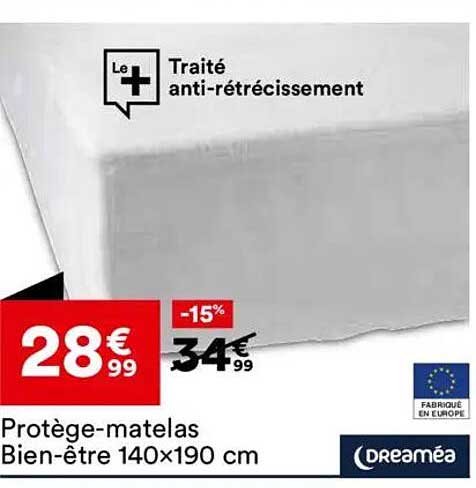 Protège-matelas Bien-être 140x190 cm