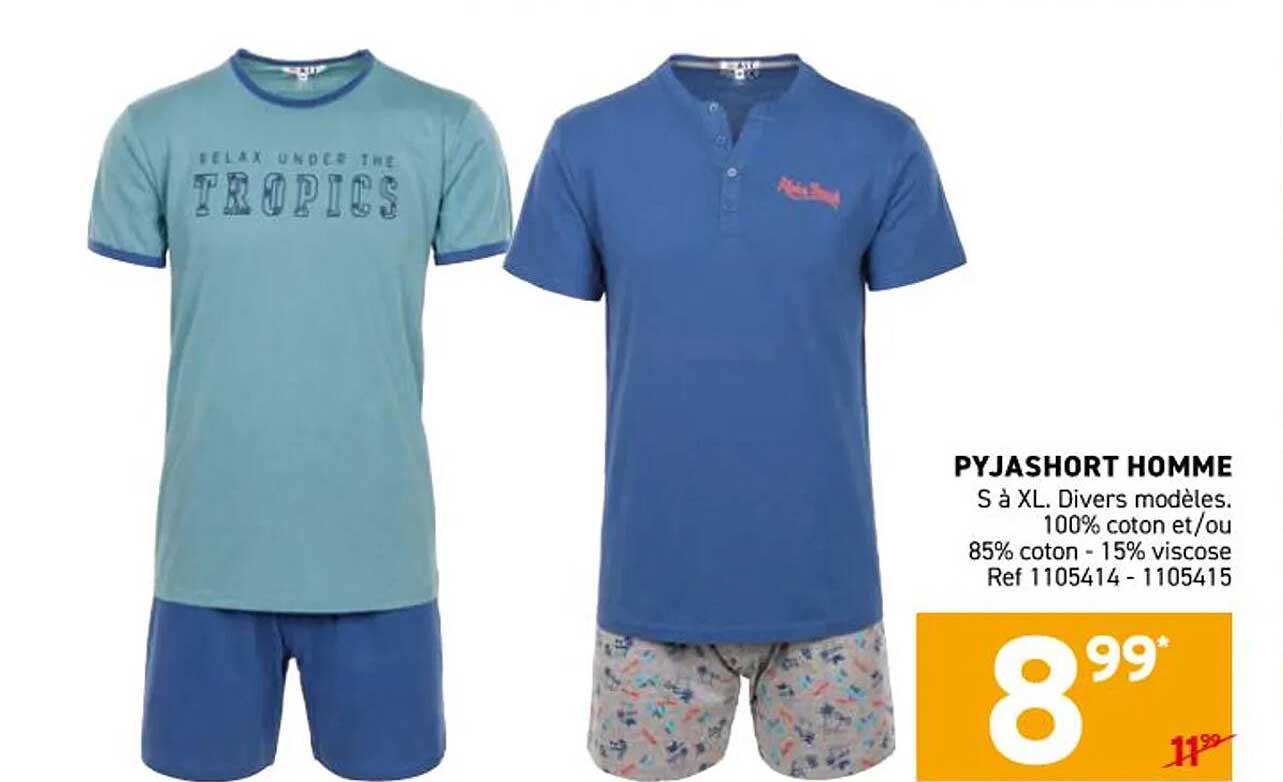 PYJASHORT HOMME