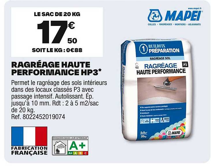 RAGRÉAGE HAUTE PERFORMANCE HP3*