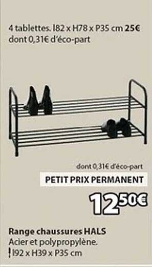 Range chaussures HALS