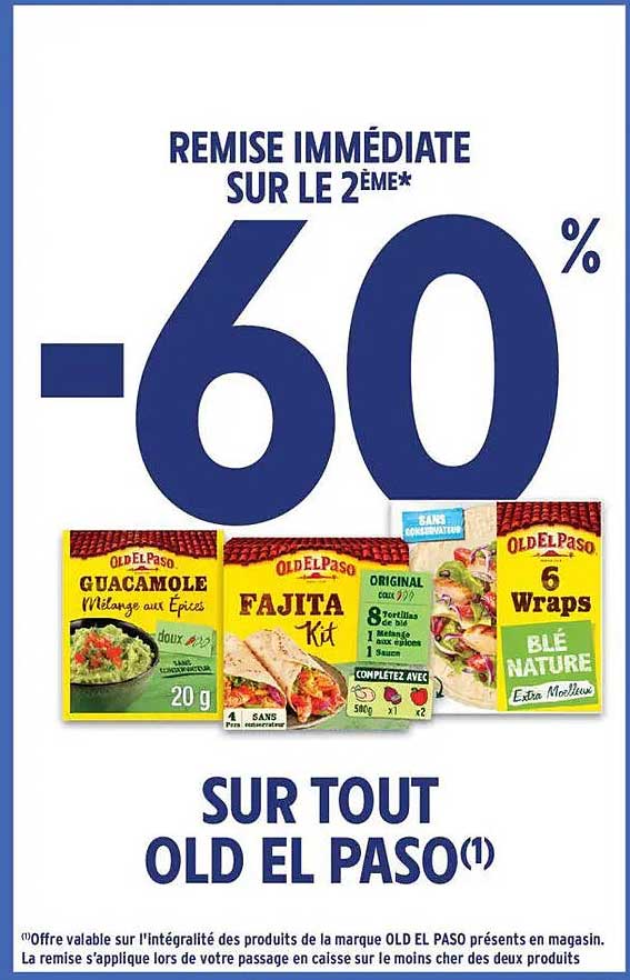 REMPRISE IMMEDIATE SUR LE 2ÈME* -60%